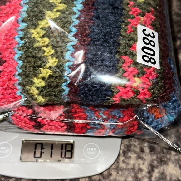 Relais Knitware Vintage Women’s Size M Blue Pink Red Fairisle Crewneck Sweater - Picture 8 of 8